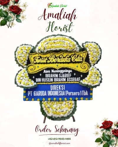 Papan Bunga Duka di Sudimara