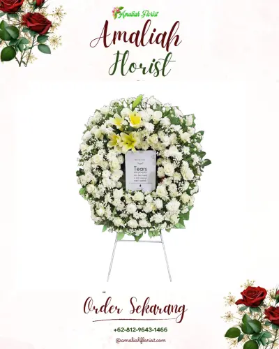 Krans Bunga Duka Cita di Sudimara